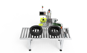 輪胎打印貼標機