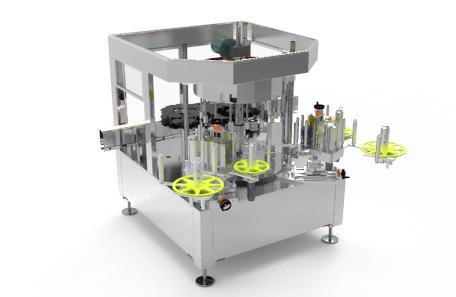 全自動(dòng)回轉(zhuǎn)式不干膠貼標(biāo)機(jī)-XTHZ-928J型