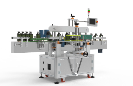 方瓶雙面貼標機