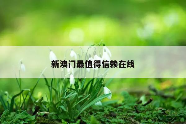 新澳门最值得信赖在线